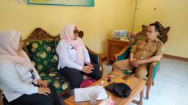 Bertemu dengan Lurah Tepus, Pendamping PKH Jelaskan Tentang Ground Check PBI Non Aktif di Kalurahan 